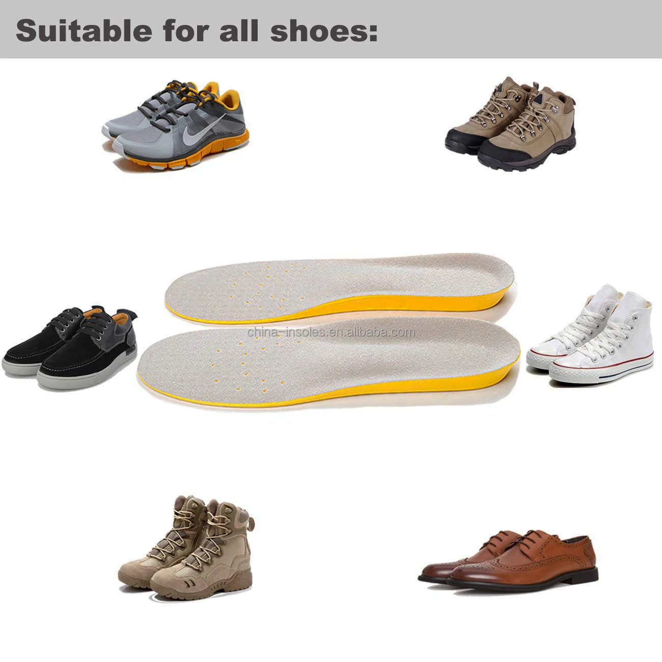 Custom soft comfortable memory basketball running foot sneaker insole shock absorption shoes foam sports insoles