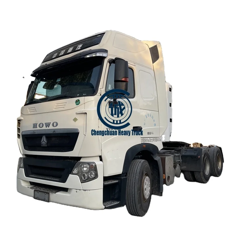 HOWO T7 Used 430HP CNG 6X4 Tractor Tow Euro 5 CNG Truck Hot Sale in Uzbekistan High Proof Long Distance Transport
