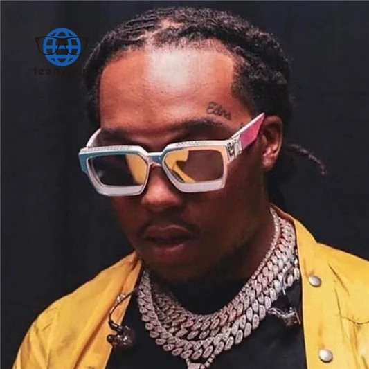 Teenyoun Hot Selling Famous Brand Designer Sunglasses 2023 New Mens Sol Luxury Women Sun Glasses Square Millionaire