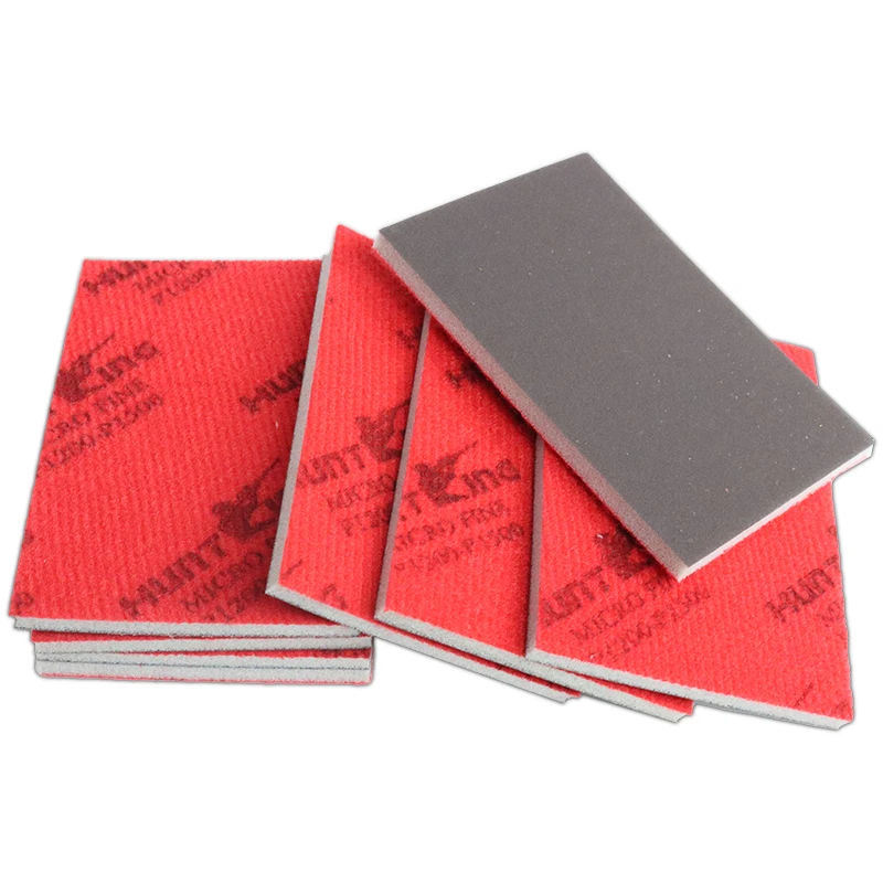 Хорошее качество, высокоточный шлифовальный песок, губка, оксид, наждачная бумага * алюминий 100*70*5 мм, OEM, прямоугольный оксид алюминия