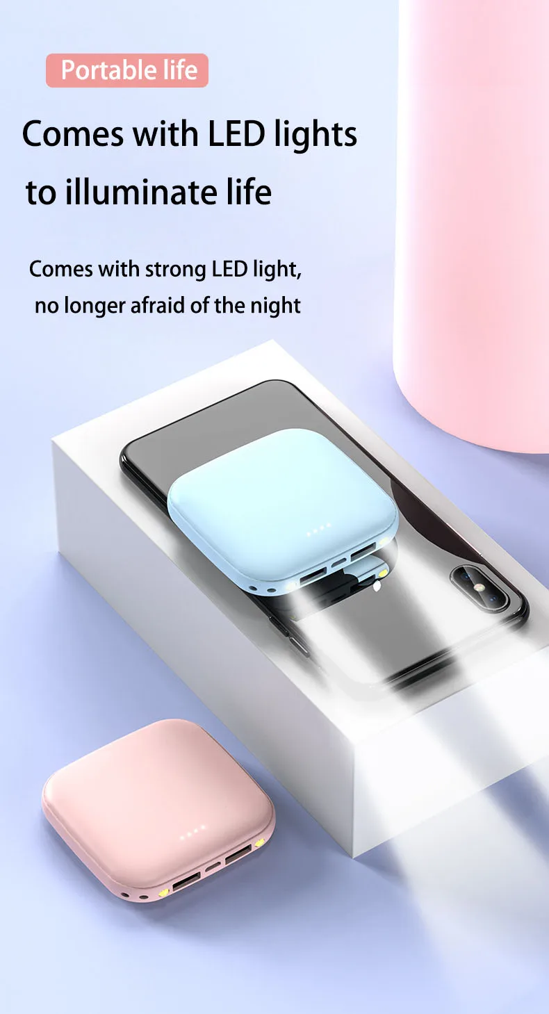 
Corporate gifts wholesale 2020 mini power bank 10000 mah power bank for all smart phone 