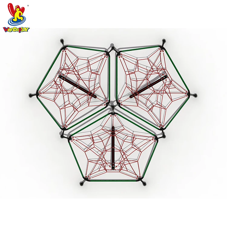 
Wandeplay Outdoor Playground Rope Climbing Net Equipment 