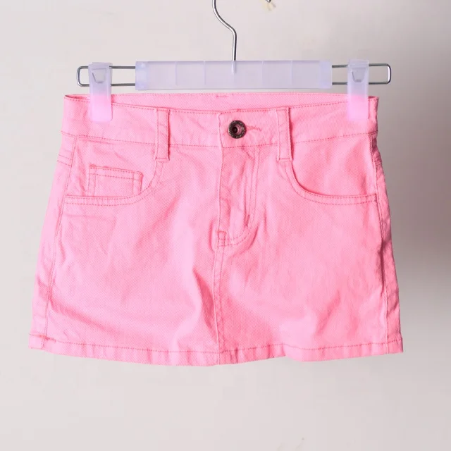 Kids denim shorts jeans girls skirts wholesale breathable pants jean skirt for summer style