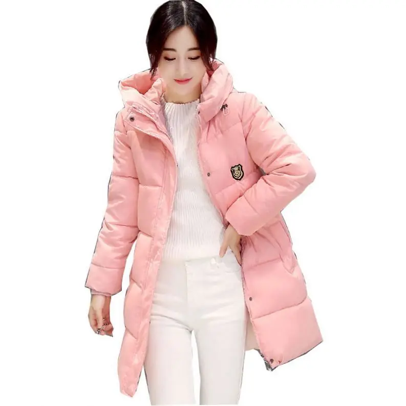 Fashion 2021 wholesale China factory Ladies  medium style top coat winter warm