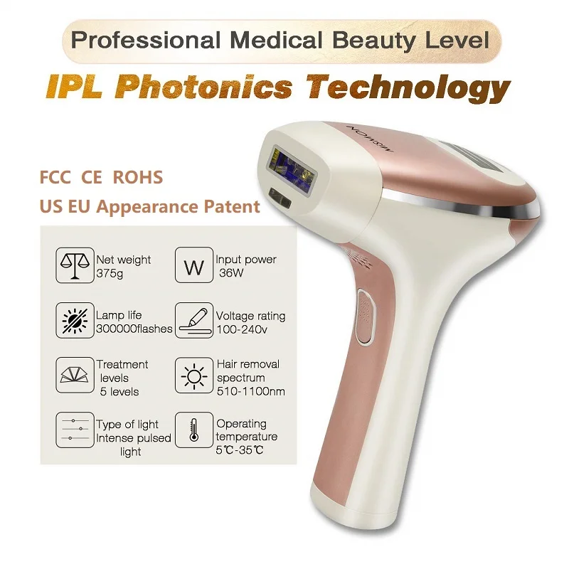 High quality IPL OEM acne treatment quartz canada ipl hair removal machine portable ipl hair removal handset