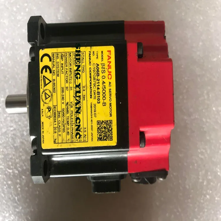 Fanuc servo motor bis 0.4/5000 A06B-2114-B103 A06B-0114-B103 0.13kw Industrial automation