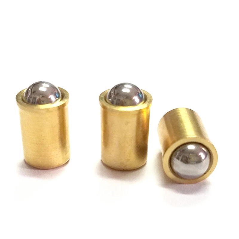 Professional Manufacture ZPFPBN Brass body and Steel ball Press Fit Ball Spring Plungers for Coffee Machine