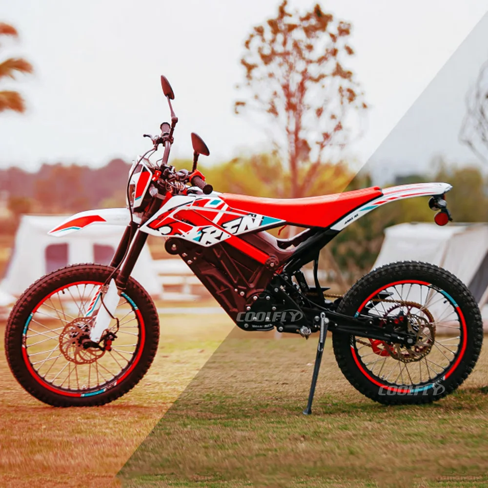 Smart design new motorcycle APOLLO RFN Ares Rally Pro 74V 35Ah Dirt Bike Off Road Electric Racing 12.5kw