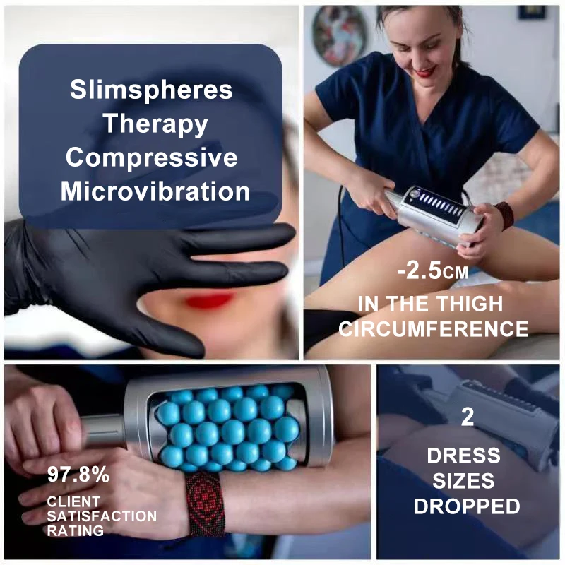 Factory Price RF Radiofrequency Fat Burning Cellulite Removal Inner Ball Endo Roller Massage Device