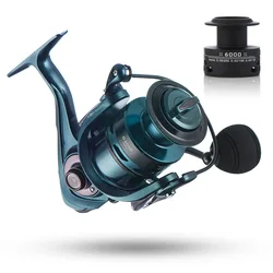 Super Light Spinning Fishing Reel 8KG Max Drag 5.5:1 Gear Ratio Freshwater Carp Fishing Coil Metal Boby Brake Wheel