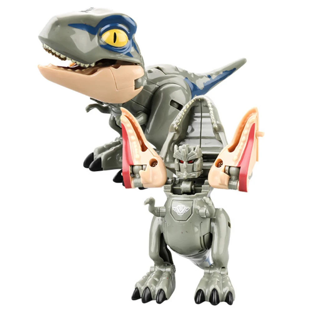 Милая маленькая игрушка-динозавр, маленькая игрушка-робот, робот-трансформер динозавра