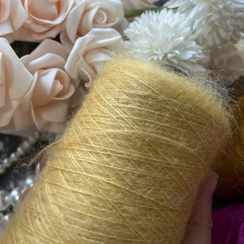 Merino mohair Wool  yarn 72%mohair26%nylon40%nylon2%Spandex  in stock for Knitting Weaving Sewing acrylic wool yarn