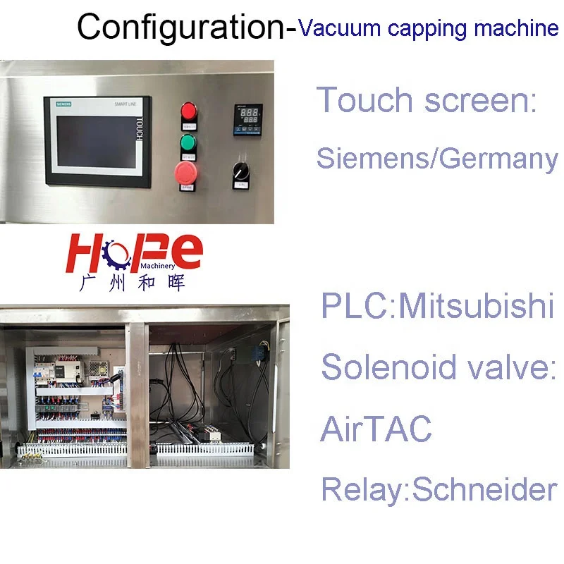 Automatic Chili Sauce Sesame Pepper Blueberry Sauce Glass Jar Twist Off Vacuum Capping Machine