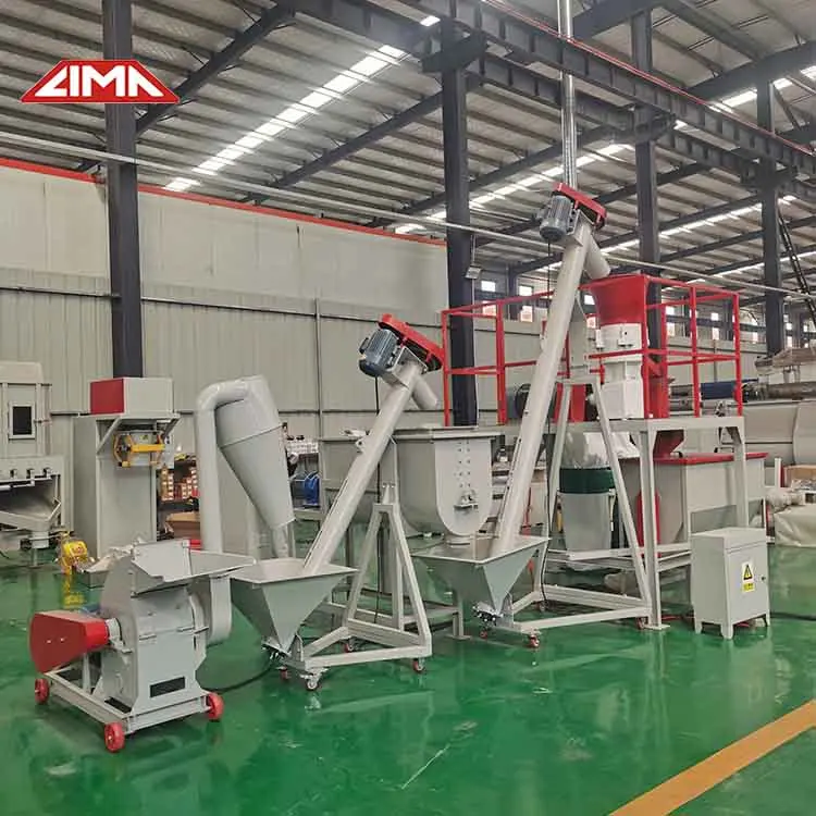 LIMA 55kw Complete Animal Feed Premix Plant Chicken/Pig/Fish Feed Mill Automatic Germany Poultry Feed Production Line Machine