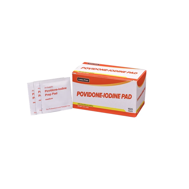 Medical Antiseptic wipes Povidone Iodine Pad