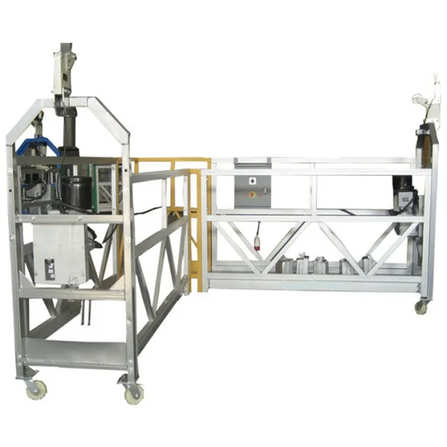 Zlp630 electric aluminum alloy suspended lifting platform suspended cleaning gondola car