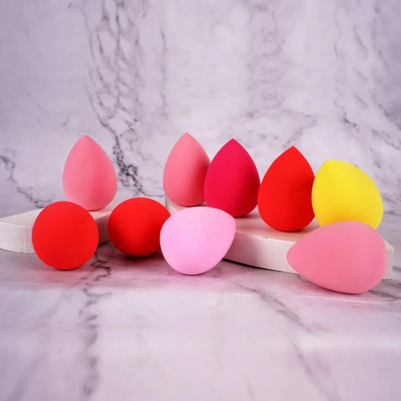 Custom Cosmetic Puff Wet Dry Dual Use Soft Makeup Tools Beauty Egg Makeup Sponge