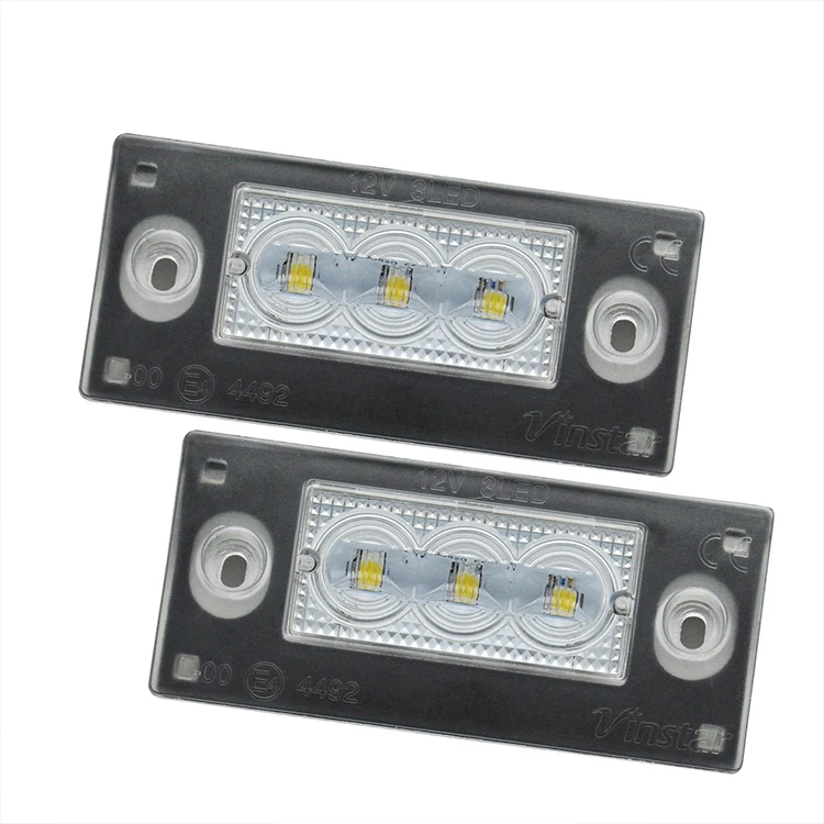 Ailead Good Quality White LED License Number Plate Lights  For Audi  A4/S4 avant  RS4 B5 A3