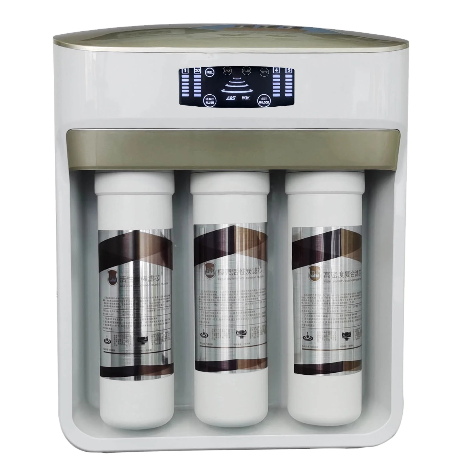 Electric 400-GPD Reverse Osmosis System Household Water Purifiers Filter Cartridge Hotels Under-Sink Water Treatment