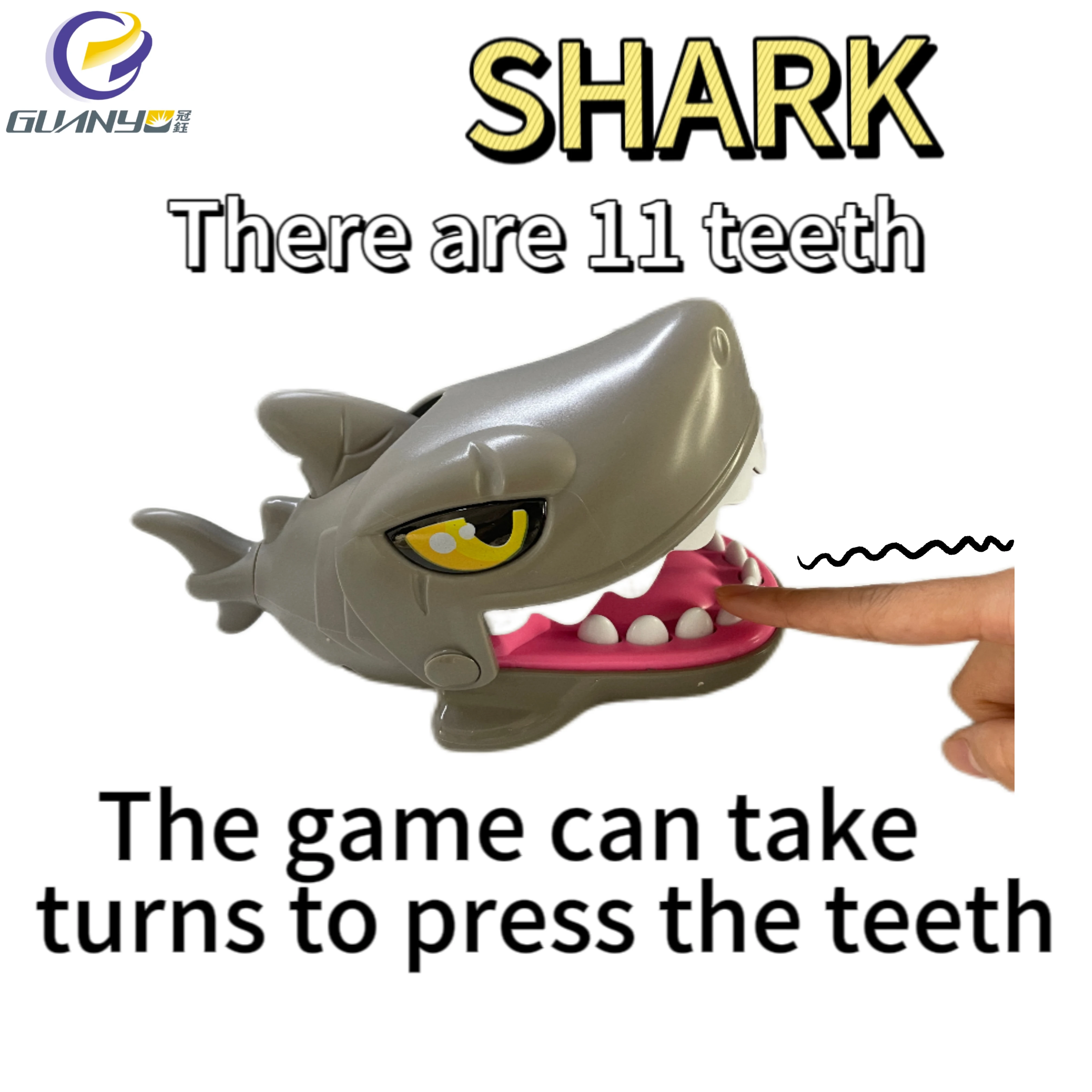 Biting Finger Toy Delicate Funny Cartoon Shark Mouth Trick Novelty Teeth Prank Game Joke Bite Play Game Toy Gift For Kids