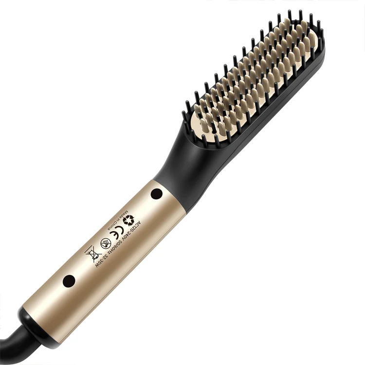 
Electric beard straightener Quick Heated Comb hair straightening comb for men 