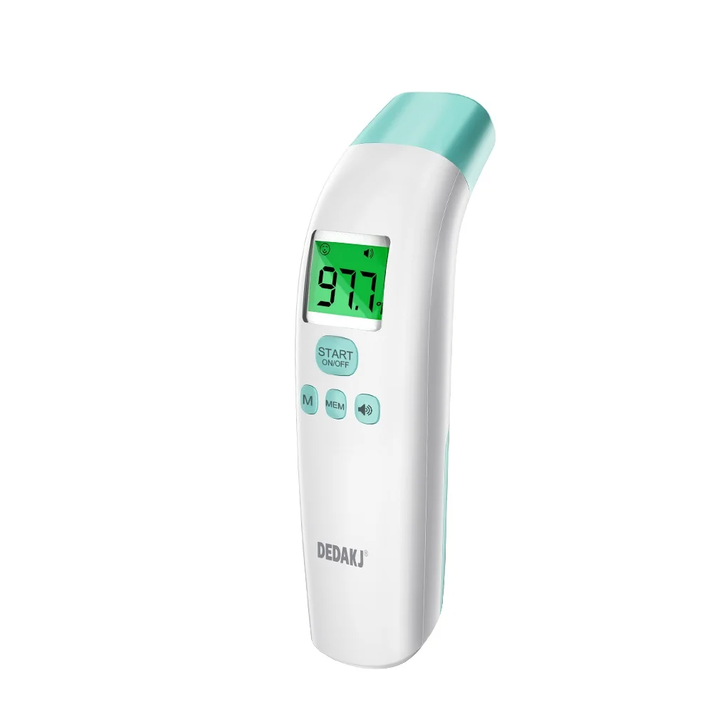 Dedakj Factory Medical Home Digital Forehead Thermometer For Baby And Adult Approved infrared thermometer