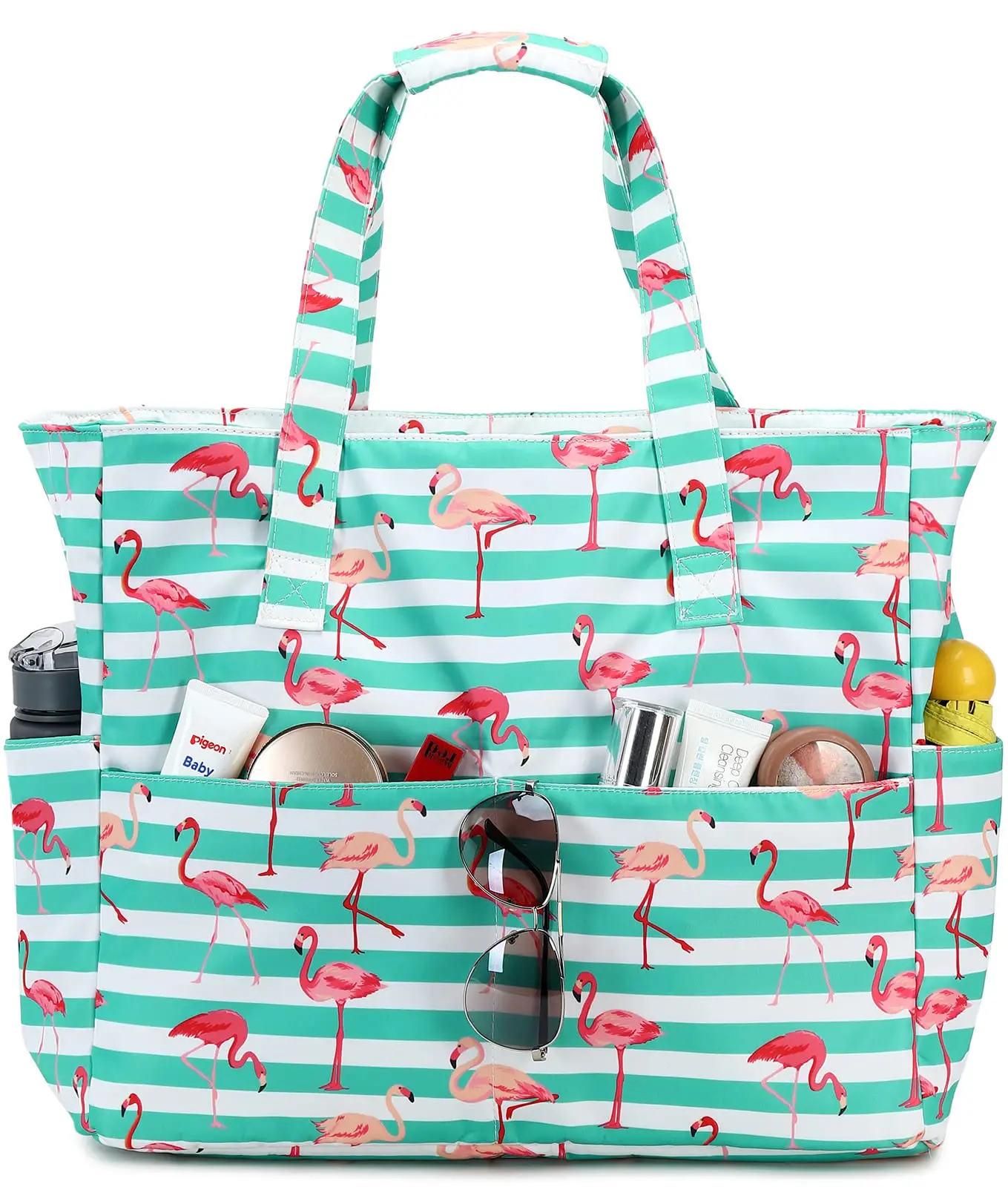 Wholesale Large Travel Women Waterproof Summer Tote Beach Bag for Pool Gym Grocery Travel with Wet Pocket