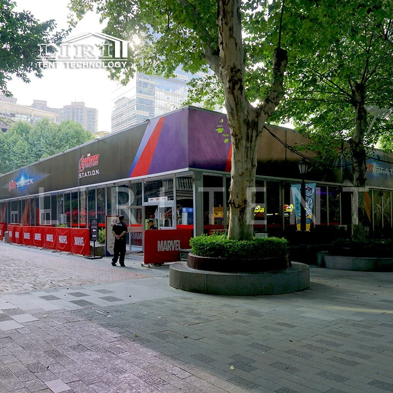 500sqm Thermo Roof Cube Structure Film Marquee Tent for the Exhibition Hall