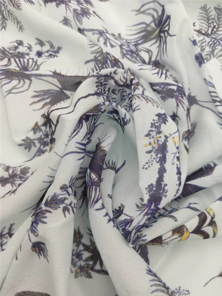
Top quality silky-like handfeeling ,polyester fabrics and digital printing for dress and shirts 