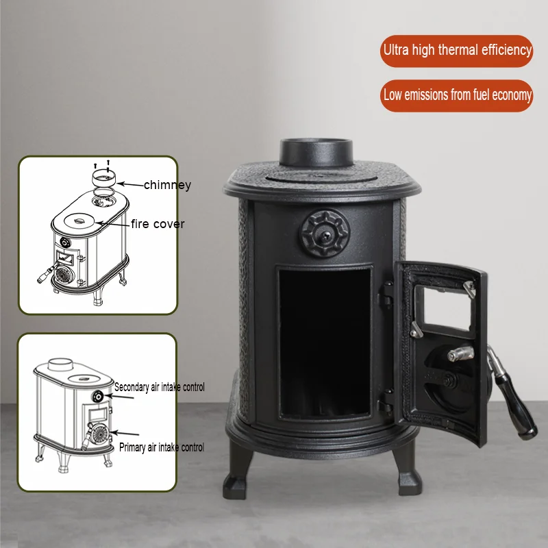 indoor wood burning stove cast iron stove living room indoor wood burning fireplace stove