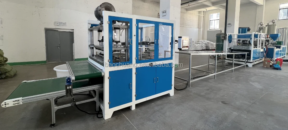 Best Price Disposable Plastic Food Plate Market Tray Food Tray Vacuum Forming Machine