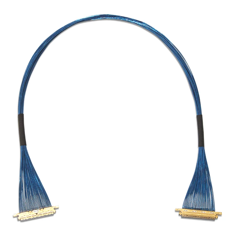 Shenzhen Sino-Media ipex  Micro Coaxial Lvds Cable 40Pin For Mini Itx Motherboard Lcd Monitor