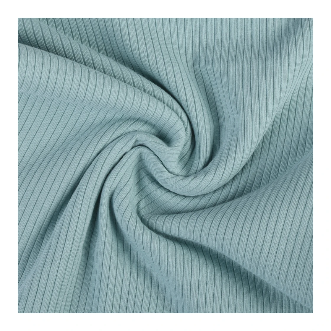 58 Cotton 38 Rayon 4 Spandex  Soft 5x2 Rib  Fabric For New Style Garment