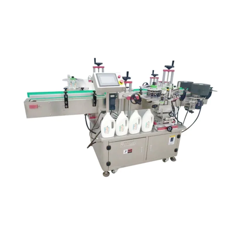 Factory Automatic Table Top Round Bottle Sticker Labeling Machine Guangzhou Key Glass Medical Item Building Packaging Food Paper