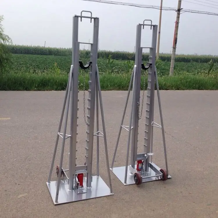 Factory sales Lightweight hydraulic drum jacks are almost indispensable for usein the cable yard