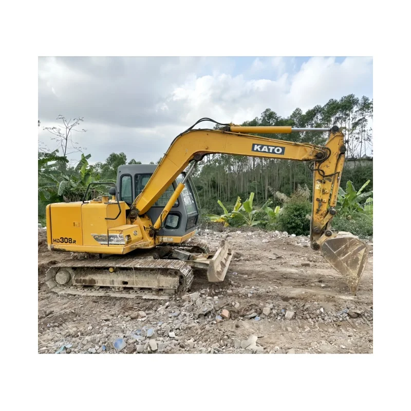 Spot Product Used Excavators KATO HD308R Multi Function Farm Small Excavators 8Ton Digger Excavator Machine