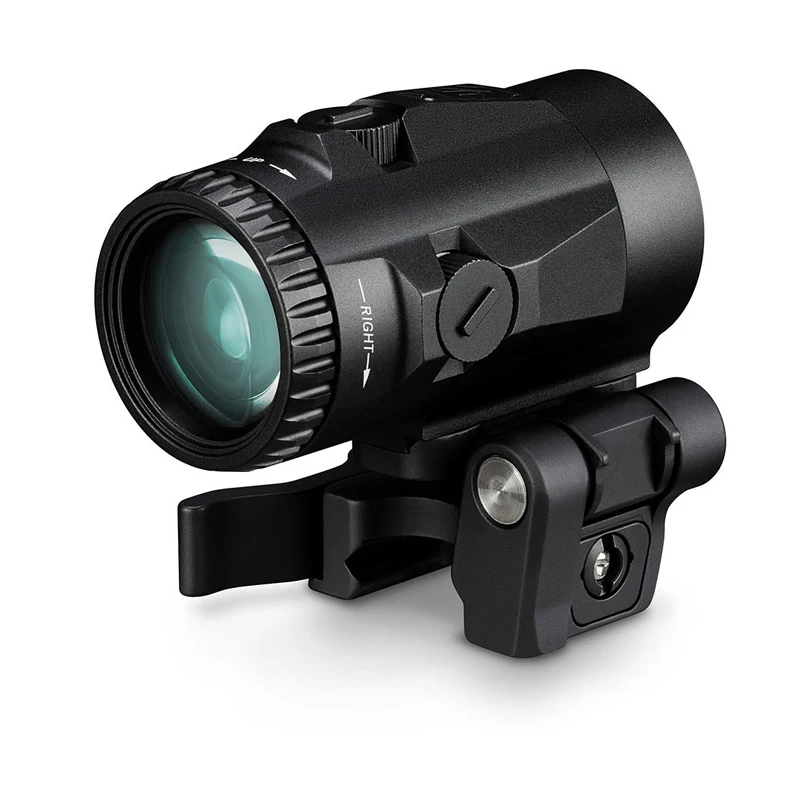 Tactical Holographic Sight Magnifier Rifle Scope 3X Magnifier With Switch To Side QD Mount