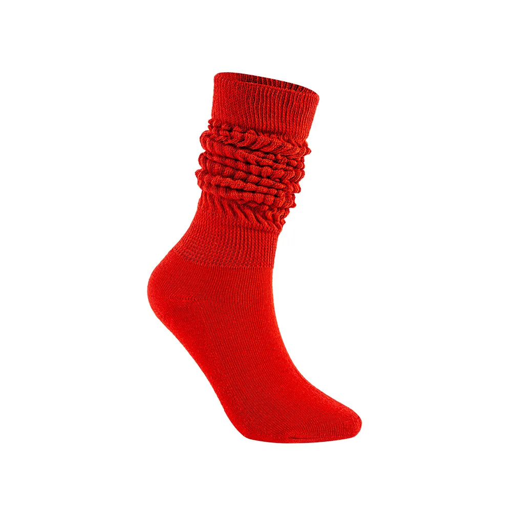 Hot sale Long Slouch Socks For Women Factory Direct Cheap Wholesale  Cotton Women Slouch Socks