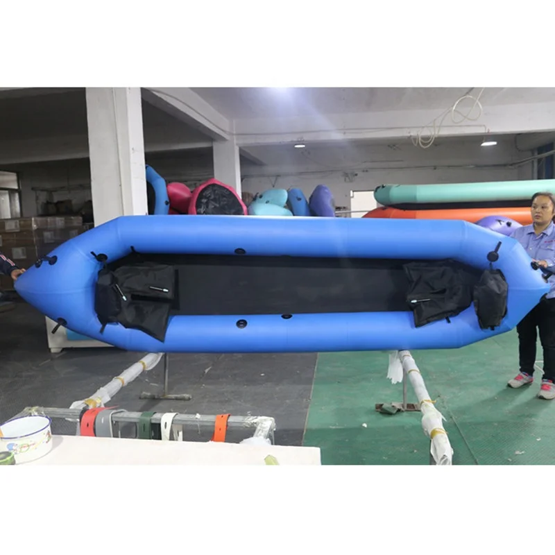 Inflatable boat 395cm 2 person pack raft calm water packrafting ultra light tpu packraft