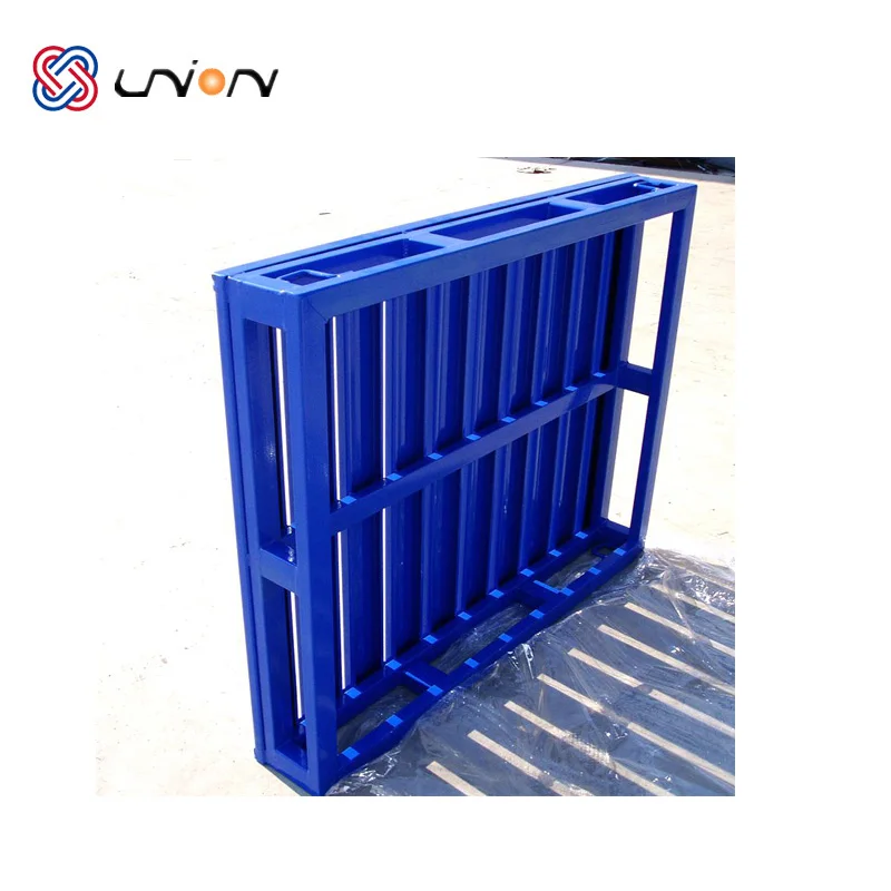 Высококачественный односторонний складской металлический пластиковый поддон для продажи