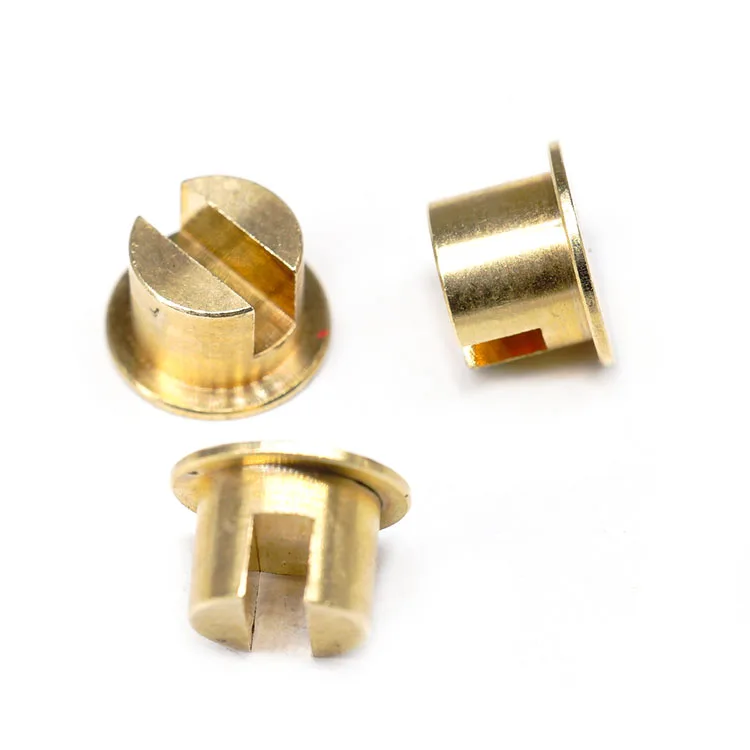 Cnc Machined Aluminum Alloy Parts OEM Customized Brass Rivet Cnc Rivet Machine