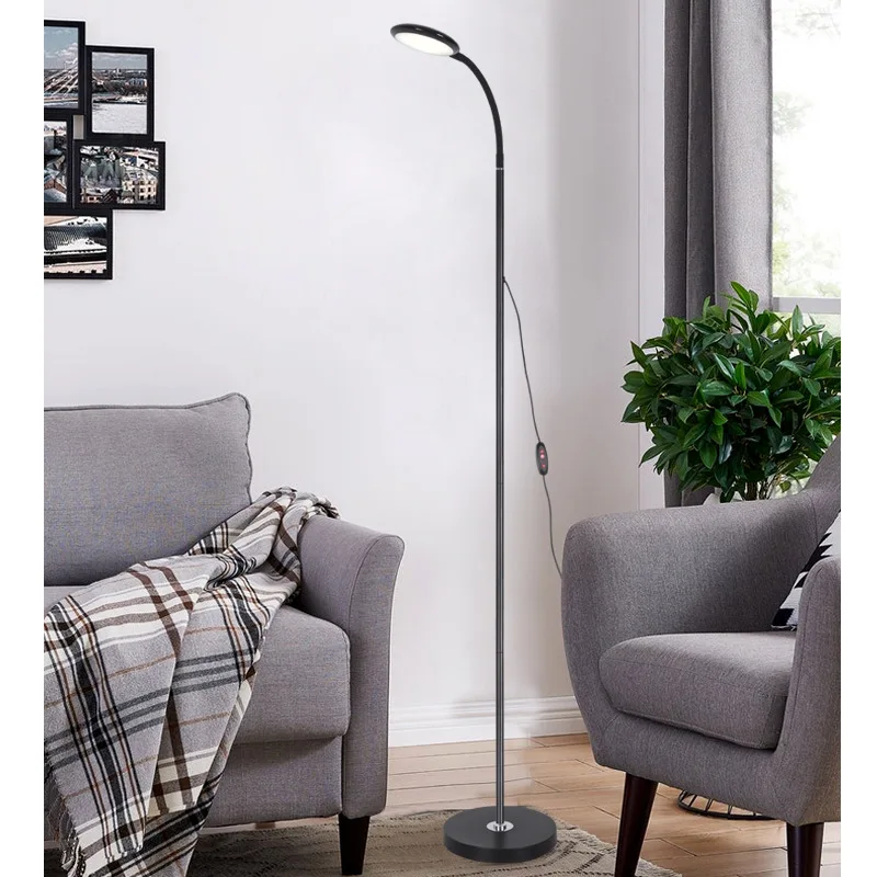 Modern Nordic Floor Standing Light LED Reading Lamp Adjustable Dimmable