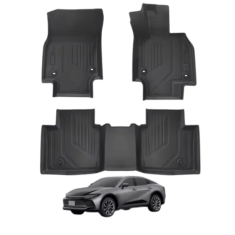 CROWN All-Weather Floor Mats TPE Material Trunk Accessories 2022-2024