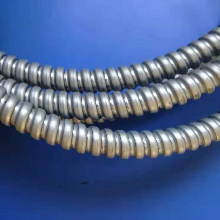 Low price 1.2 mm optical UL list flexible metal conduit with  pvc covering galvanized metal or stainless steel 304 316L pipe