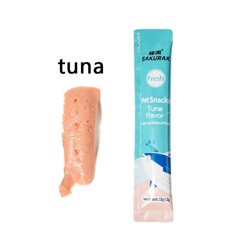 Wet Cat Treats Various Flavor Ready To Ship Wholesale Creamy Treats Cat Strips