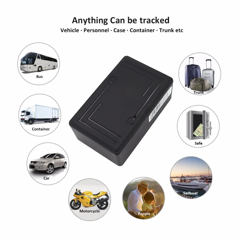 4G GPS Tracker with 3000mAh Rechargeable Battery,Anti-Theft Vehicle Remote Tracker Wireless Car Tracking Device