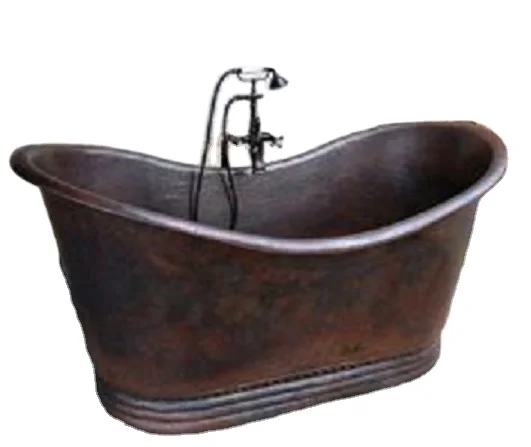 Медная Ванна бронзовая новейшая в цвете комбинированная стандартного размера отдельно стоящая для ванной комнаты украшение ванна двоих