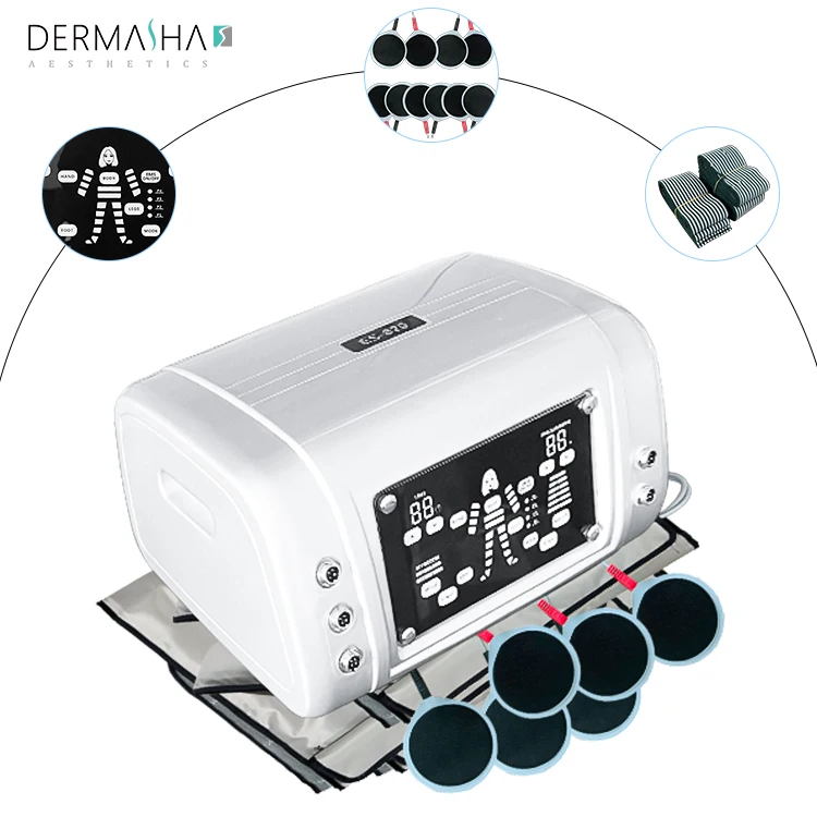 2023 Portable air compression pressotherapy lymphatic drainage machine heat lymphatic drainage massage device