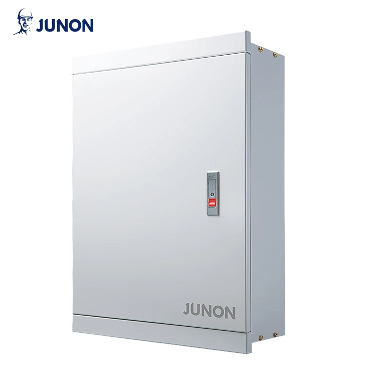MCB Three-phase Distribution Board Model E (the place for main switch with MCB) Flushed Mounted with Iron lock