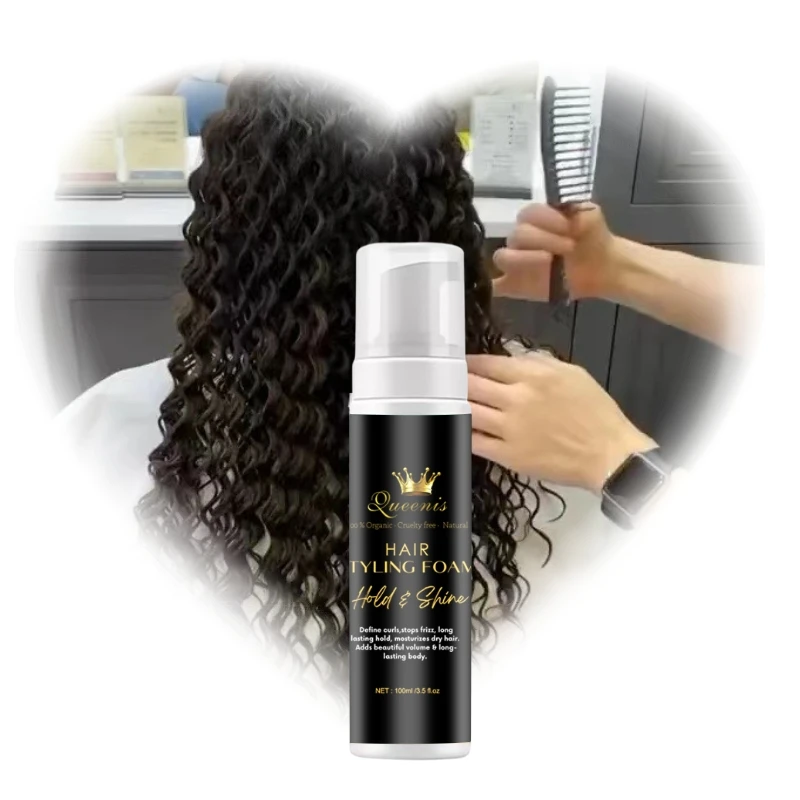 Zero addition moisturizing hair mousse styling foam